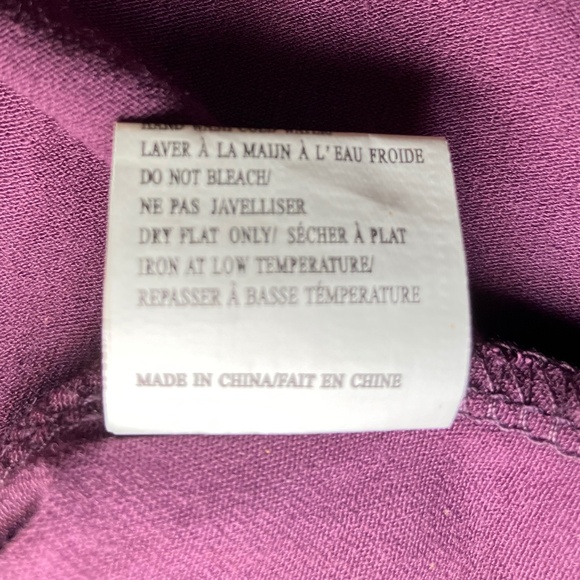 NWOT Red Coral Collections Long Sleeve Purple Shirt - Picture 5 of 5